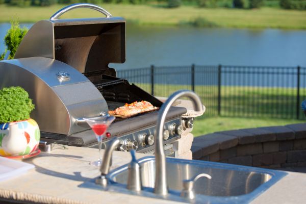 Outdoor Kitchen Plumbing in Duluth